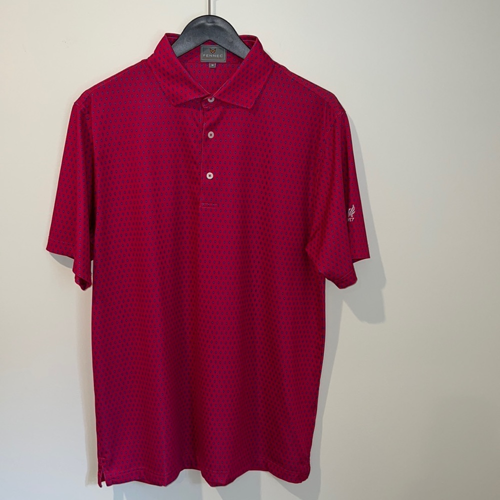 Men’s Golf Polo pink Size Medium